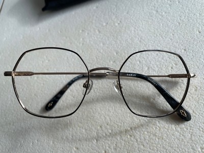 ba&sh brille. Modell BA1026. Gold und Schwarz. Metall. Größe 50x19. Neu.