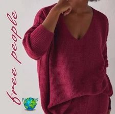 Free People C.O.Z.Y. Pullover Sweater Off Beat Size XS/S  NEW