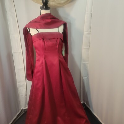 Urban Girl Nites, Red wine evening dress, size 3/4, Tagged | eBay