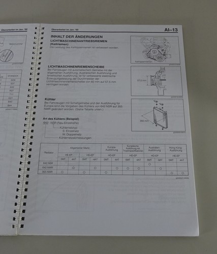 Werkstatthandbuch Daihatsu Gran Move G301 & G303 Ausgabe 01/2000 - Bild 2 von 2