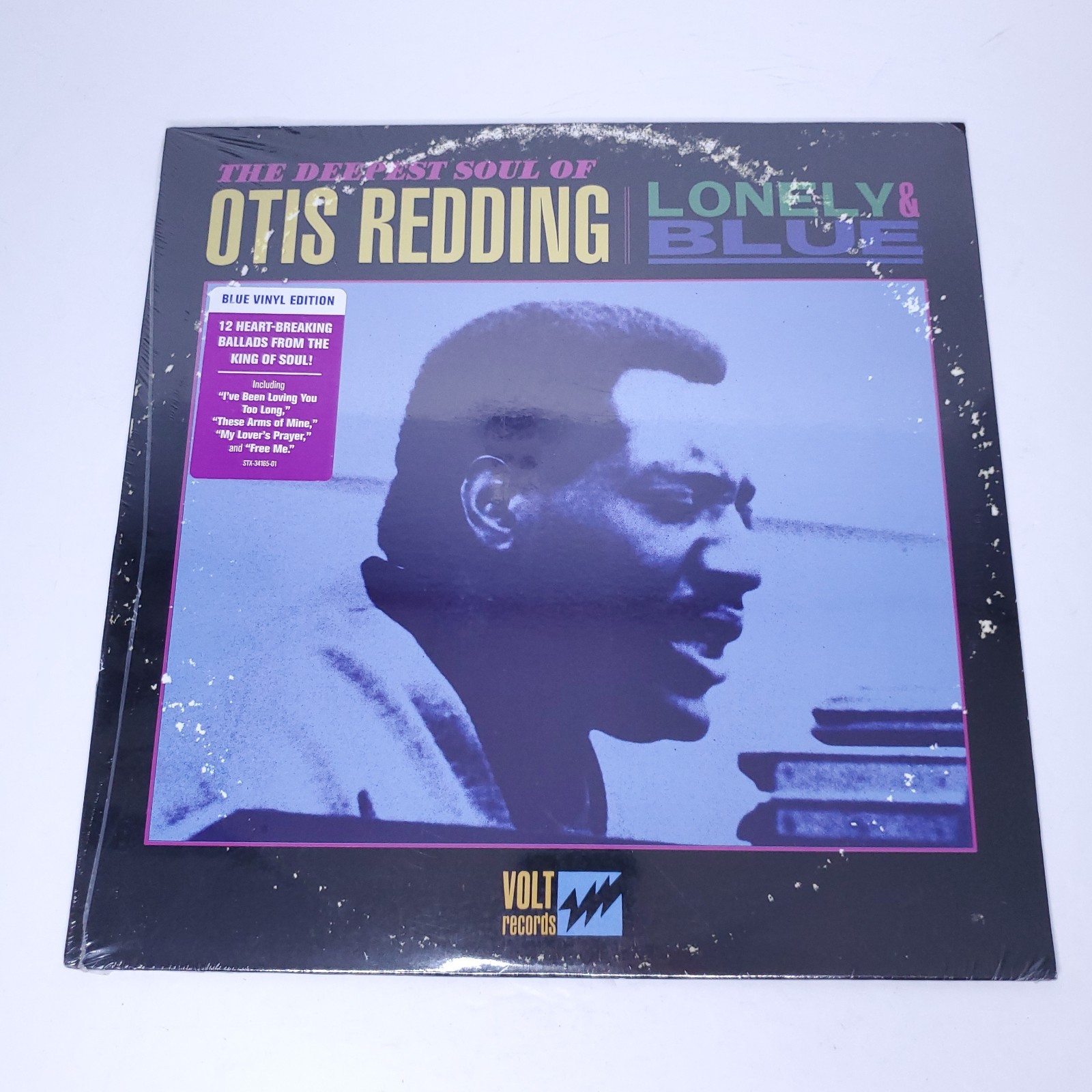 Отис Реддинг - Новая лимитированная пластинка на СИНЕМ ВИНИЛЕ The Deepest Soul Lonely & Blue