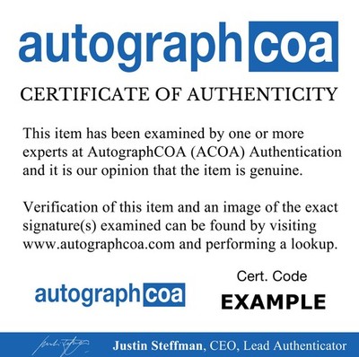 ACOA Zertifikat / ACOA Certificate - READ THE DESCRIPTION !!!