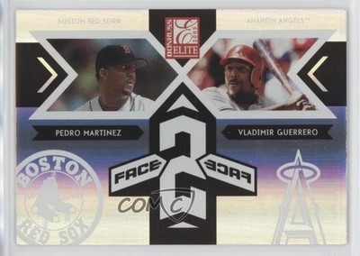2005 Donruss Elite Face 2 724/1500 Pedro Martinez Vladimir Guerrero #8 HOF no9