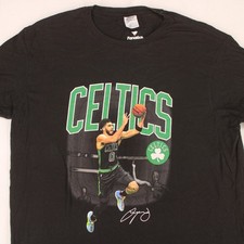 JAYSON TATUM Fanatics Black Graphic T-SHIRT Basketball Celtics Men's L XL
