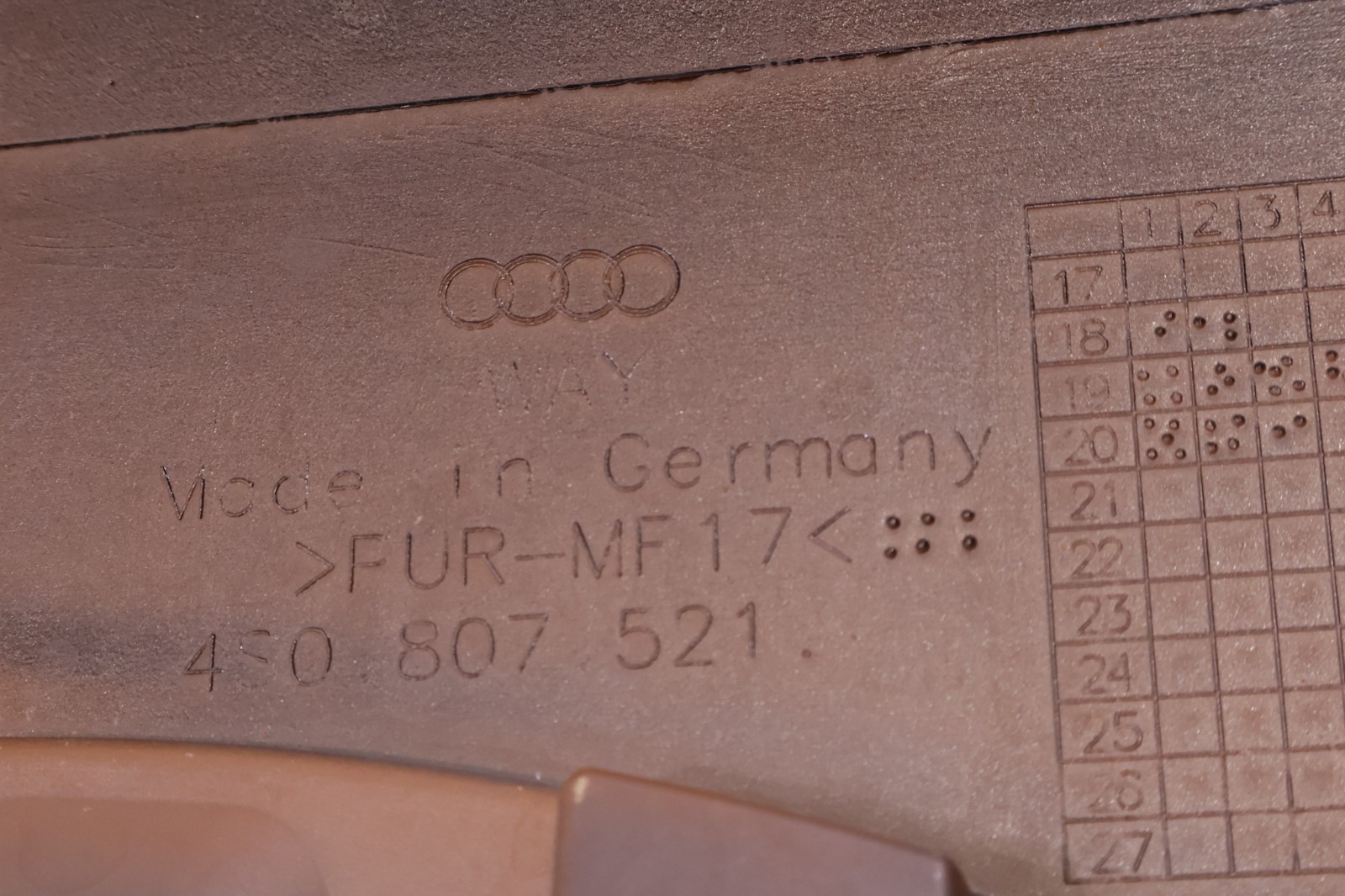 Audi R8 2020-2023 REAR+LOWER Valance panel P/N 14781