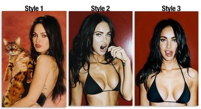 Megan Fox Poster Schauspieler Model Vintage Cover Musik Poster