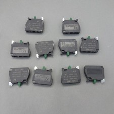 10PCS ZBE-101 NO Normal Open CONTACT BLOCK Green FITS XB4 XB5 Series Products