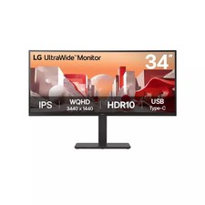 LG Monitor 34inch UltraWide QHD 60Hz IPS Curved 3800R USB-C 90W HDR10 KVM