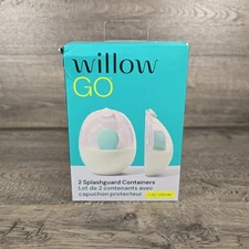 WILLOW GO 7 oz Container Set Of 2 Splashguard for Willow Go Breast Pump