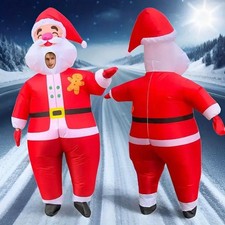 Santa Claus Costume Full Outfit Adult Unisex