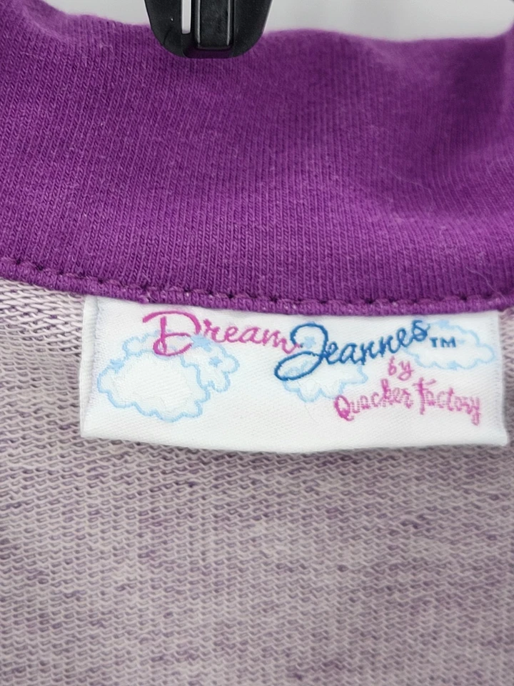 Quacker Factory Vest Womens XL Purple Bling Button Up Pockets Artsy Boho - Image 4 of 4