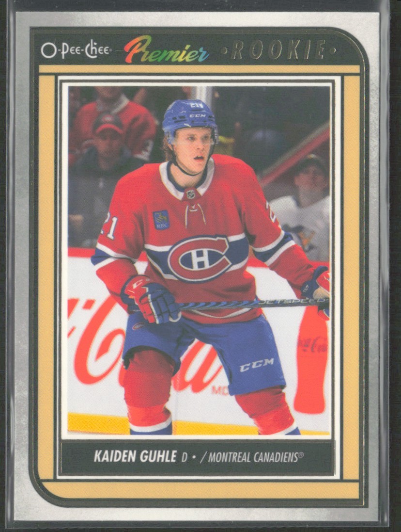 2022-23 UD OPC Kaiden Guhle P-97 Premier Rookie Card