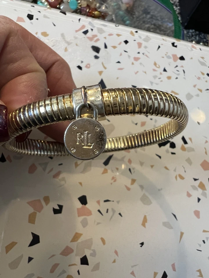 Pulsera elástica dorada Ralph Lauren Foto 2 de 4