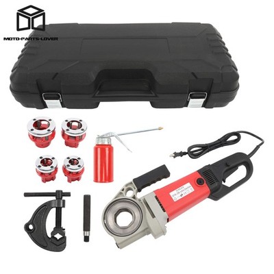 1/2-1-1/4'' Pipe Threader 2300W Electric 4 Blade Portable Threading Machine