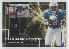 2008 Donruss Elite Chain Reaction Gold 134/800 Ted Ginn Jr #CR-22 0c4