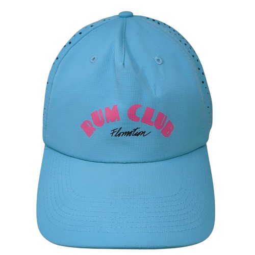 Rum Club Flomotion Snapback Cap Blue One Size Adjustable Mesh Back 6 Panel