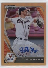 2021 Panini Prizm Draft Picks Neon Orange 12/20 Griff McGarry #PDP145 Auto xb2