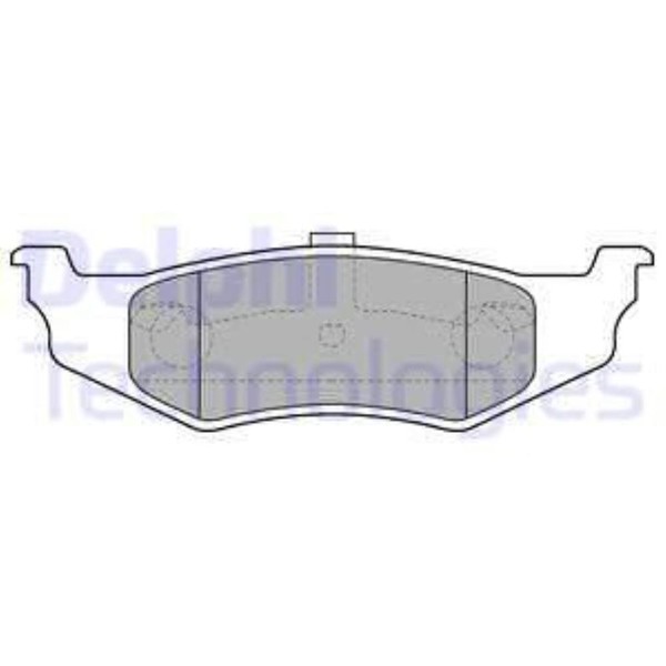 Delphi BremsbeläGe Hinten FüR Chrysler PT Cruiser Dodge Neon II Caravan Van-image