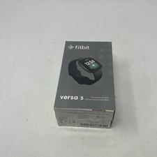 Fitbit Versa 3 Smartwatch  GPS - Black S/L Bands 