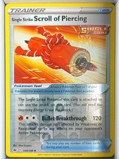 Single Strike Scroll of Piercing 154/198 Reverse Holo NM