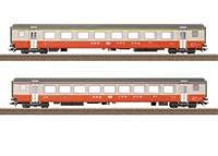 Trix 23691, 2Tlg. Set Ew Iii Swiss Express, Sbb, Innenbeleuchtung, Neu & Ovp, H0