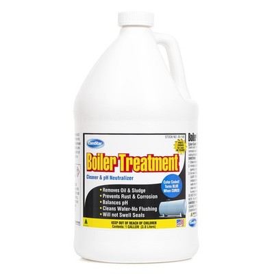 Boiler Treatment w/Blue Color Indicator, Boiler Water Cleaner & pH Neutralize...