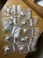 LOT 10 Coax Keystone Jack Snap-In Insert F Type structured cable product White