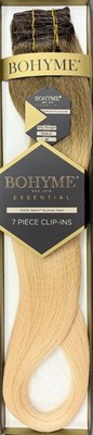 Bohyme Essential 100% Remi Human Hair 26'' Clip-In Extensions 7pcs #T8A/22 Hombre