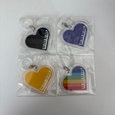 Undertale 10th Anniversary Concert Heart Capsule Toy Set 4 Colors Unused