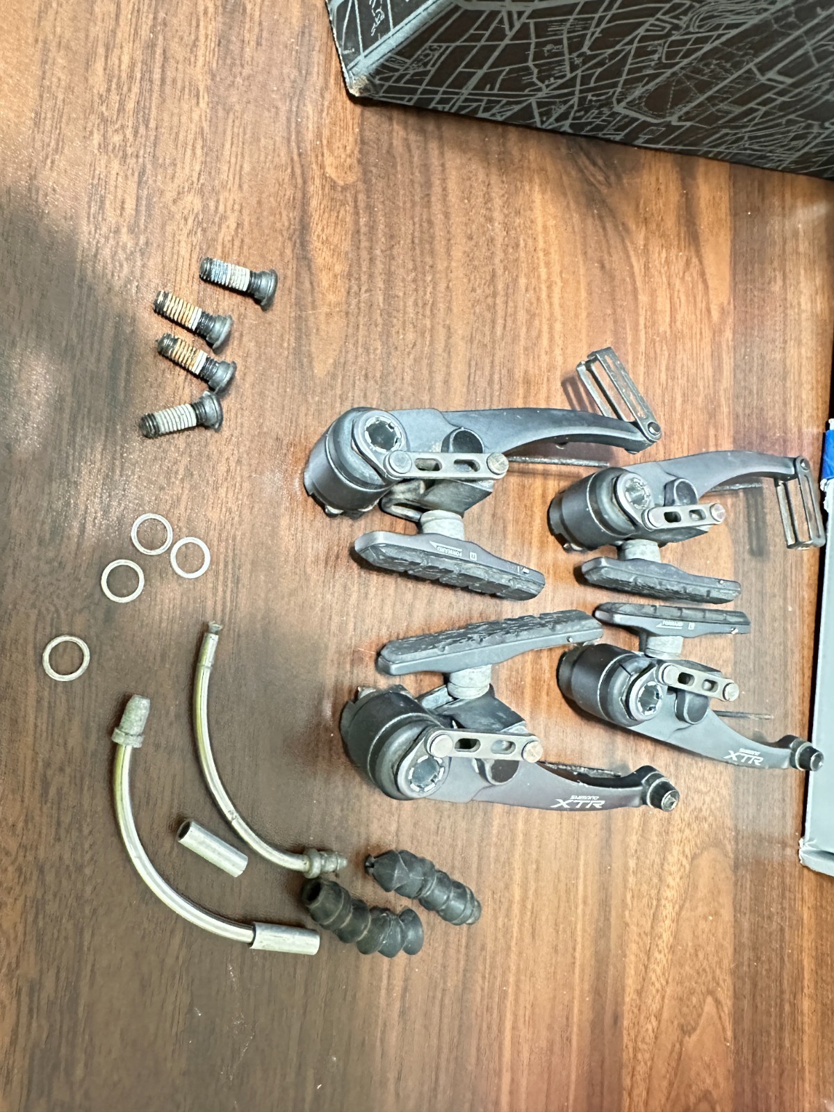 Shimano XTR BR-M950 V-Brakes Mountain Bike Brakeset Front & Rear Pair