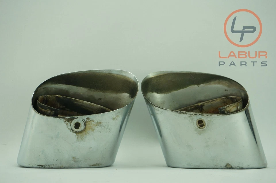 Juego de puntas silenciador escape trasero izquierdo y derecho mercedes clase sl r230 03-08 c658 Foto 2 de 4