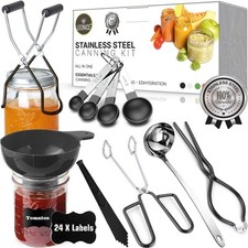 Canning Supplies Starter Kit Food Grade Canning Tools Set for Beginners
