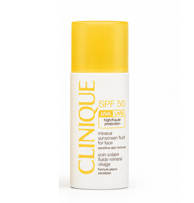Clinique SPF50 sunscreen fluid for face 30ml