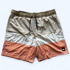 Quiksilver Men’s Volley Swim Short Trunk Multi Color Size L