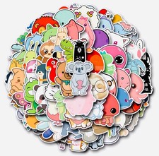 100pcs Cute Animal Stickers Pack Waterproof Vinyl Decals