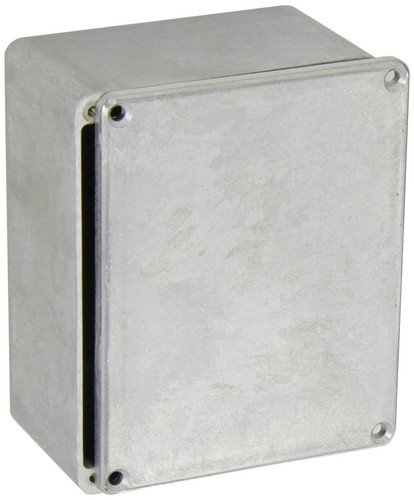 CN-5705 Die Cast Aluminum Enclosure 4.54" L x 3.57" W x 2.22" H, Natural