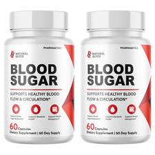 Natural Glyco Blood Sugar Health Support Formula - 2 Bottles Official