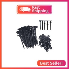 Nylon Universal Cable Tie Buckle, Locking Zip Ties Holder with Pin  Button Desi