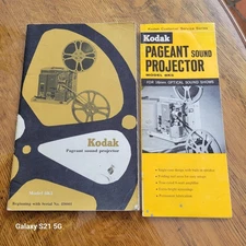 VINTAGE KODAK PAGEANT SOUND Model 8K5, 16mm FILM PROJECTOR INSTRUCTION MANUAL +