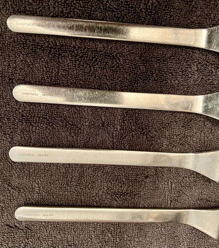 Christofle Recto Verso ステンレススチール 5 PC。 4 Plusエクストラ2のサービス - 画像12/21