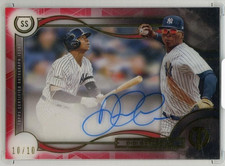 2019 TOPPS Tribute Didi Gregorius Tribute to the Postseason Auto 10/10 Red