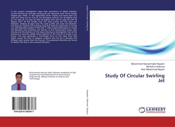 Muhammed Hasnain Kabir Nayeem (U. A.) | Study Of Circular Swirling Jet | Buch-image