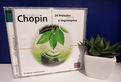 Chopin - 24 Preludes op. 28 4 4 Impromptus / Ashkenazy - Musik CD Album  