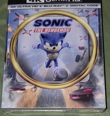 Sonic The Hedgehog 1 4k Blu-ray Steelbook Mini Brand New Sealed Mint Fast Ship