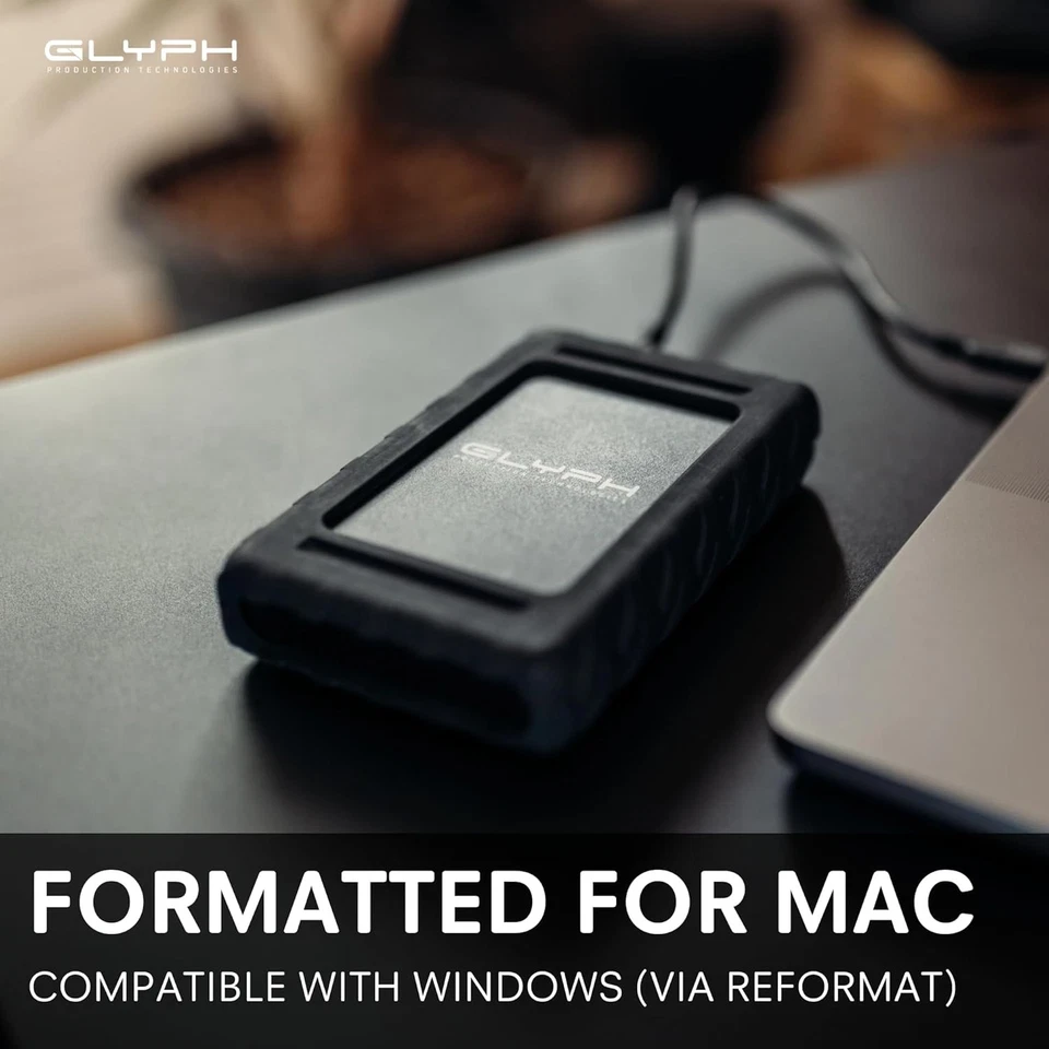 Glyph Production Technologies BlackBox Plus 1.4" External Hard Drive, 2TB, Black - Image 4 of 4