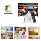 Compact 1080P & Auto Keystone Projector - Ideal for Gaming, Home Movies & Events