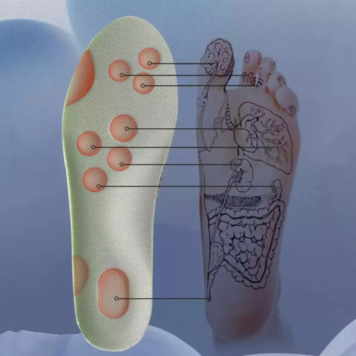 4D U-shaped For Sports Shoes Insoles Orthopedic Supersoft Feet Shock Absorption - Picture 2 of 27