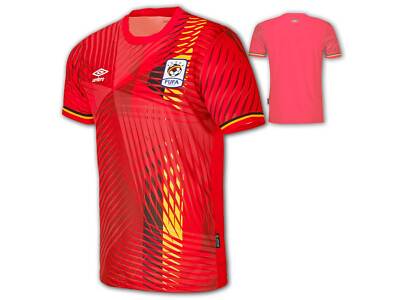 Umbro Uganda Heimtrikot rot FUFA Home Shirt The Cranes Fan Jersey Gr. S-XXL