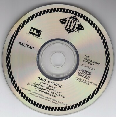 Aaliyah/ Bacb & FORTH 7インチレコード 51dHy0M8y5L.jpg