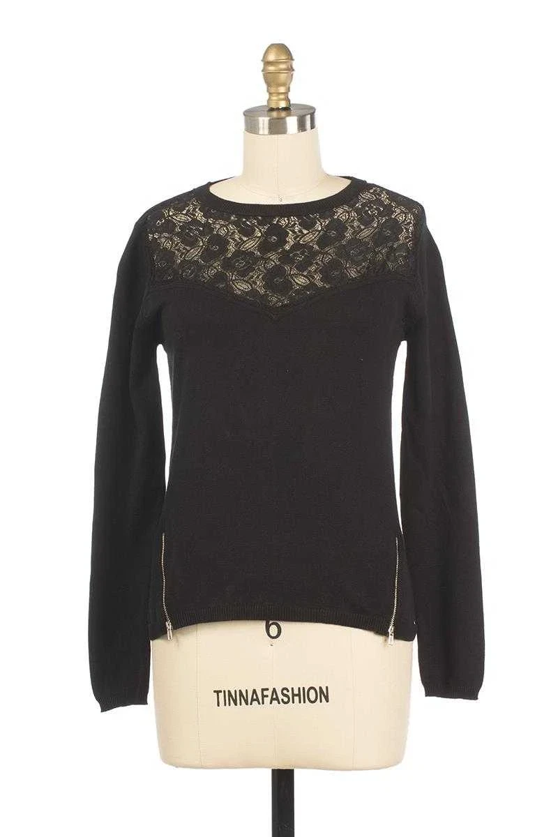 Andy and Lucy Pansee Lace Knit Top